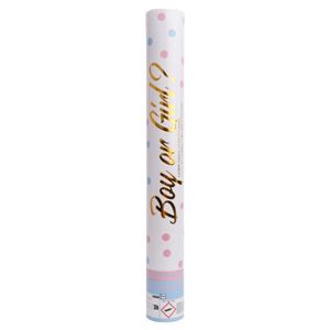 Gender Reveal confetti kanon (40cm) – roze