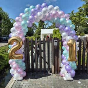 Ballonnenboog Enkele deur incl. cijfers Ballonnenboog Enkele deur incl. cijfers