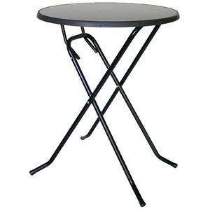 Statafel rond 85 cm grijs