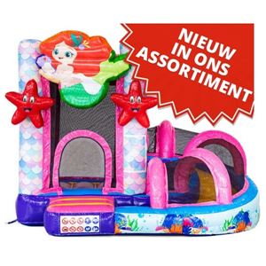 Springkussen Mini Zeemeermin Glijbaan Springkussen Mini Zeemeermin Glijbaan