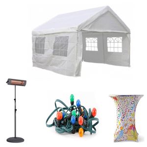Actie pakket 3 x 3 tent Actie pakket 3 x 3 tent