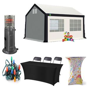 Actie pakket 4 x 4 luxe partytent Actie pakket 4 x 4 luxe partytent