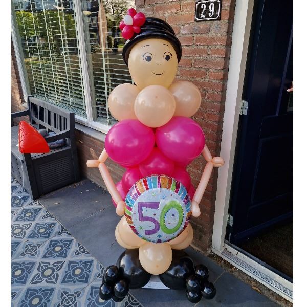 Communisme helpen abortus Sarah pilaar met folieballon
